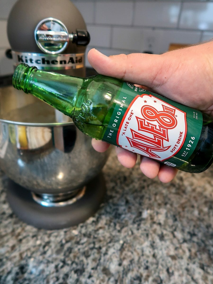 Ale-8-One and mixing bowl
