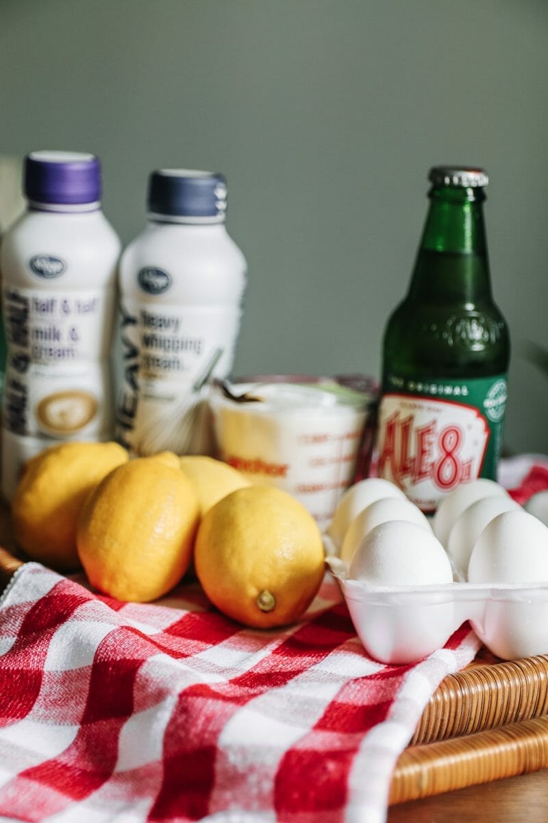 Homemade Ale-8-One Lemon Ice Cream Floats by JCP Eats (JC Phelps)