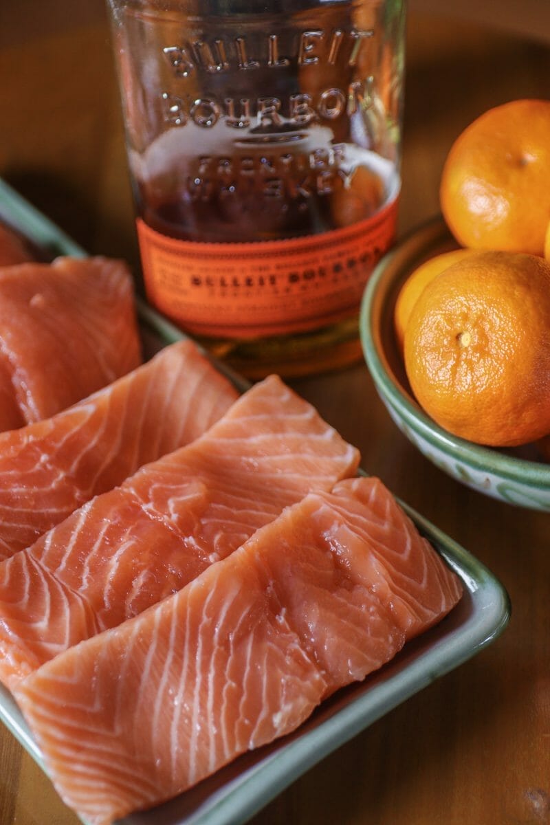 Kentucky Bourbon + Mandarin Orange Juice Glazed Salmon - A Recipe by JC Phelps of JCP Eats, a Kentucky-based Food, Travel, and Lifestyle Blog
