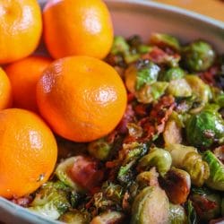Mandarin Maple-Glazed Brussels Sprouts