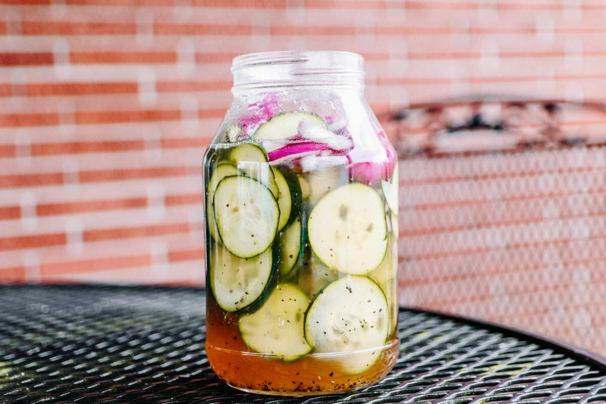 Same Day Pickles With Only Three Ingredients