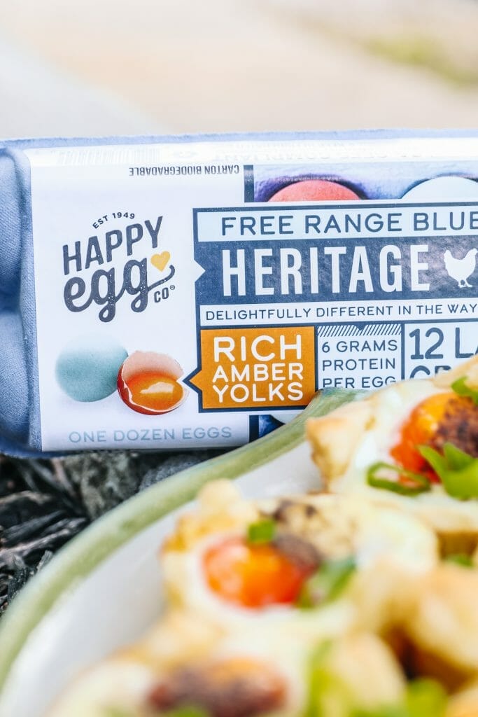 Happy Egg + Country Ham Brunch Cups, Easy Brunch Recipes, by JC Phelps of JCP Eats