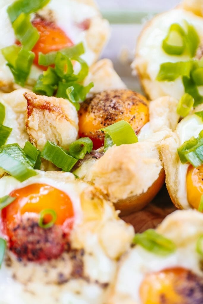 Happy Egg + Country Ham Brunch Cups, Easy Brunch Recipes, by JC Phelps of JCP Eats