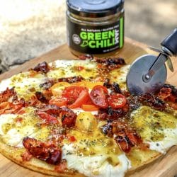 Green Chili Jam - Bacon Date Pizza