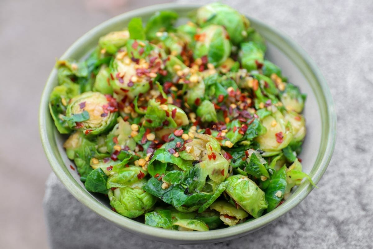 Asian Ginger Brussels Sprouts