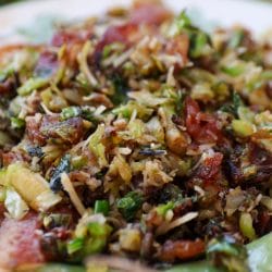 Bacon Brussels Sprouts With Dates