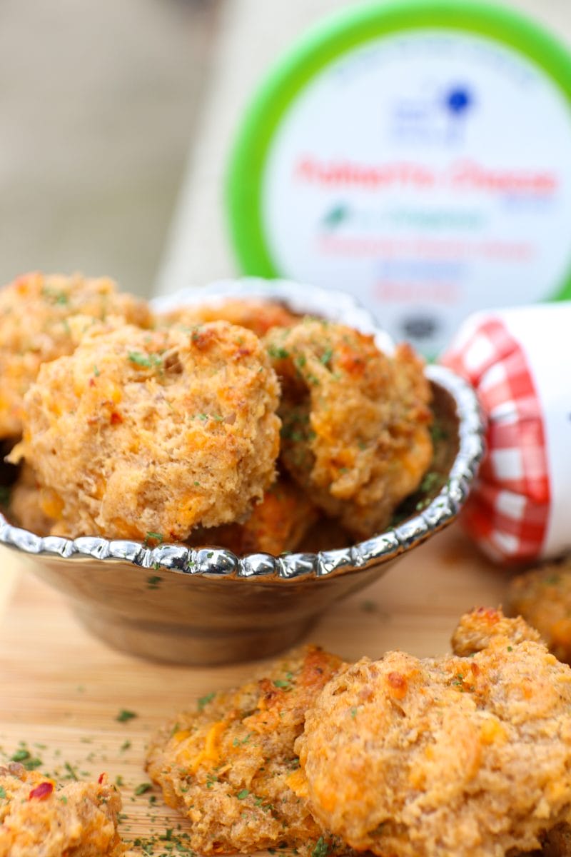 Pimento Cheese Sausage Balls JCP Eats