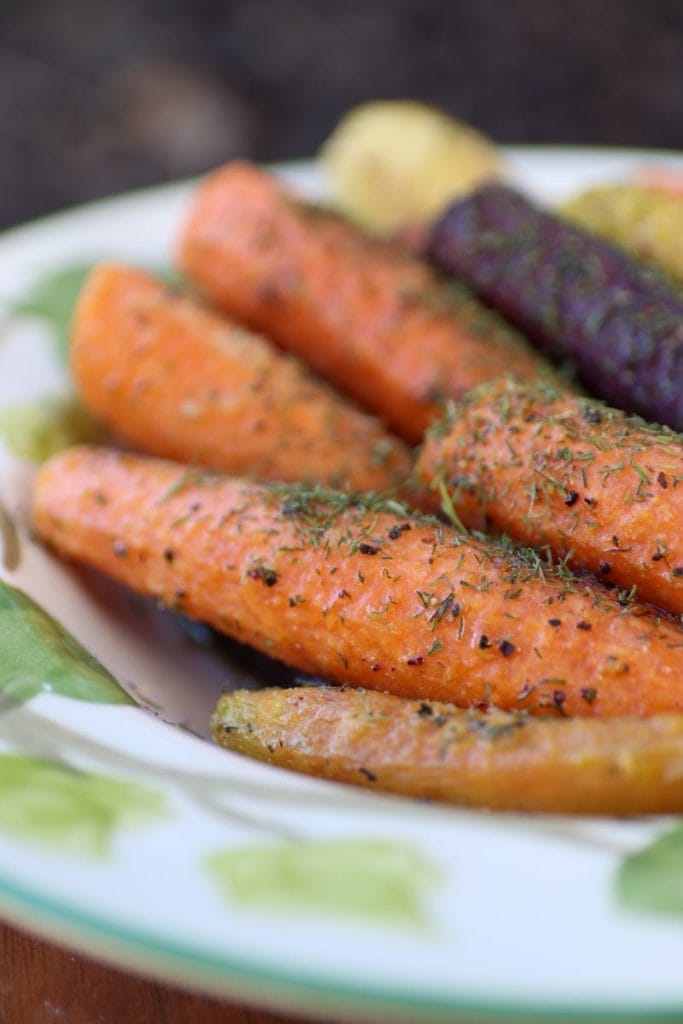 Roasted Carrots With Dill