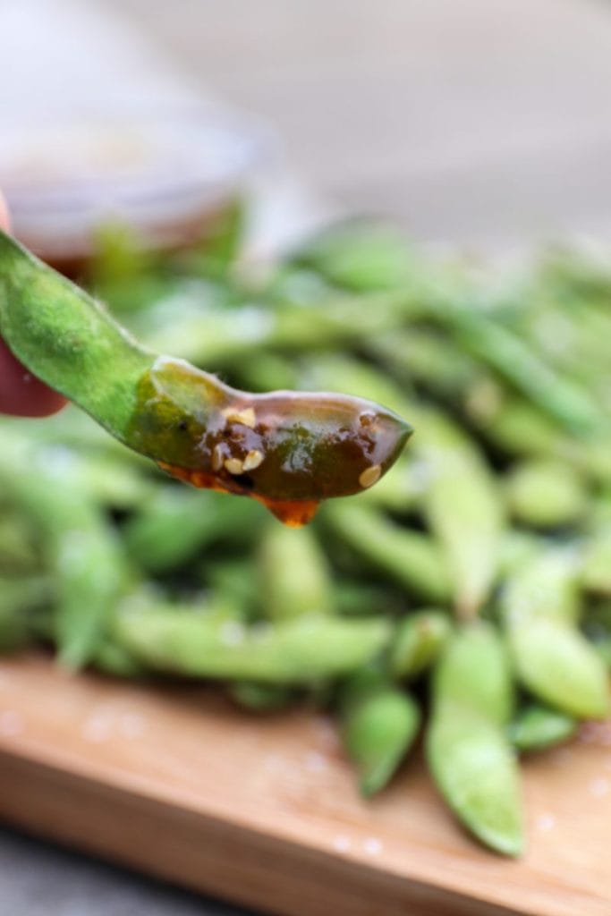 Honey Soy Glazed Edamame
