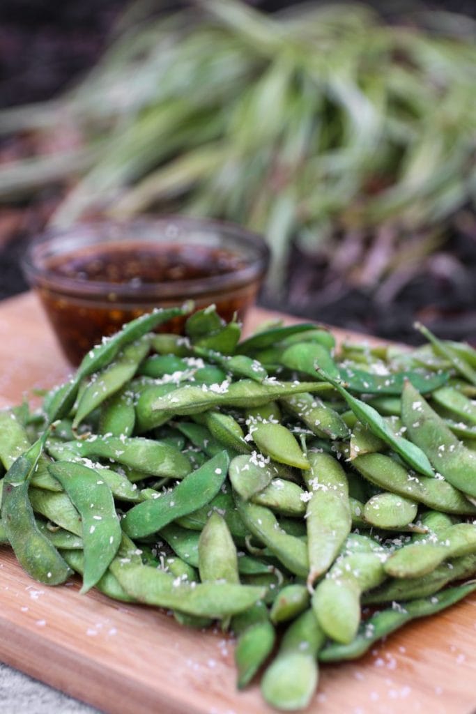 Honey Soy Glazed Edamame