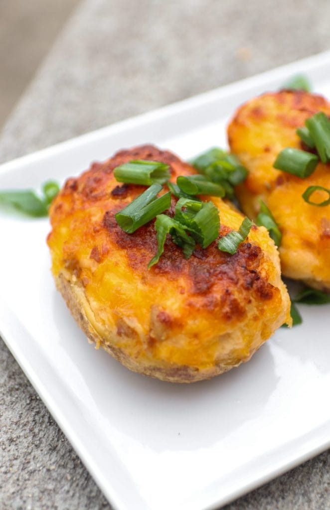 Cheddar and Bacon Twice-Baked Southern Potatoes