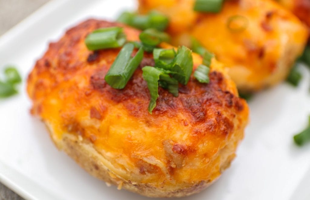 Cheddar and Bacon Twice-Baked Southern Potatoes