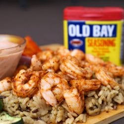 One Pan Shrimp Dinner