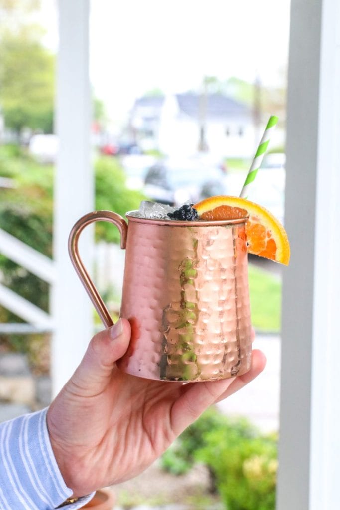 Kentucky Mule with Bourbon