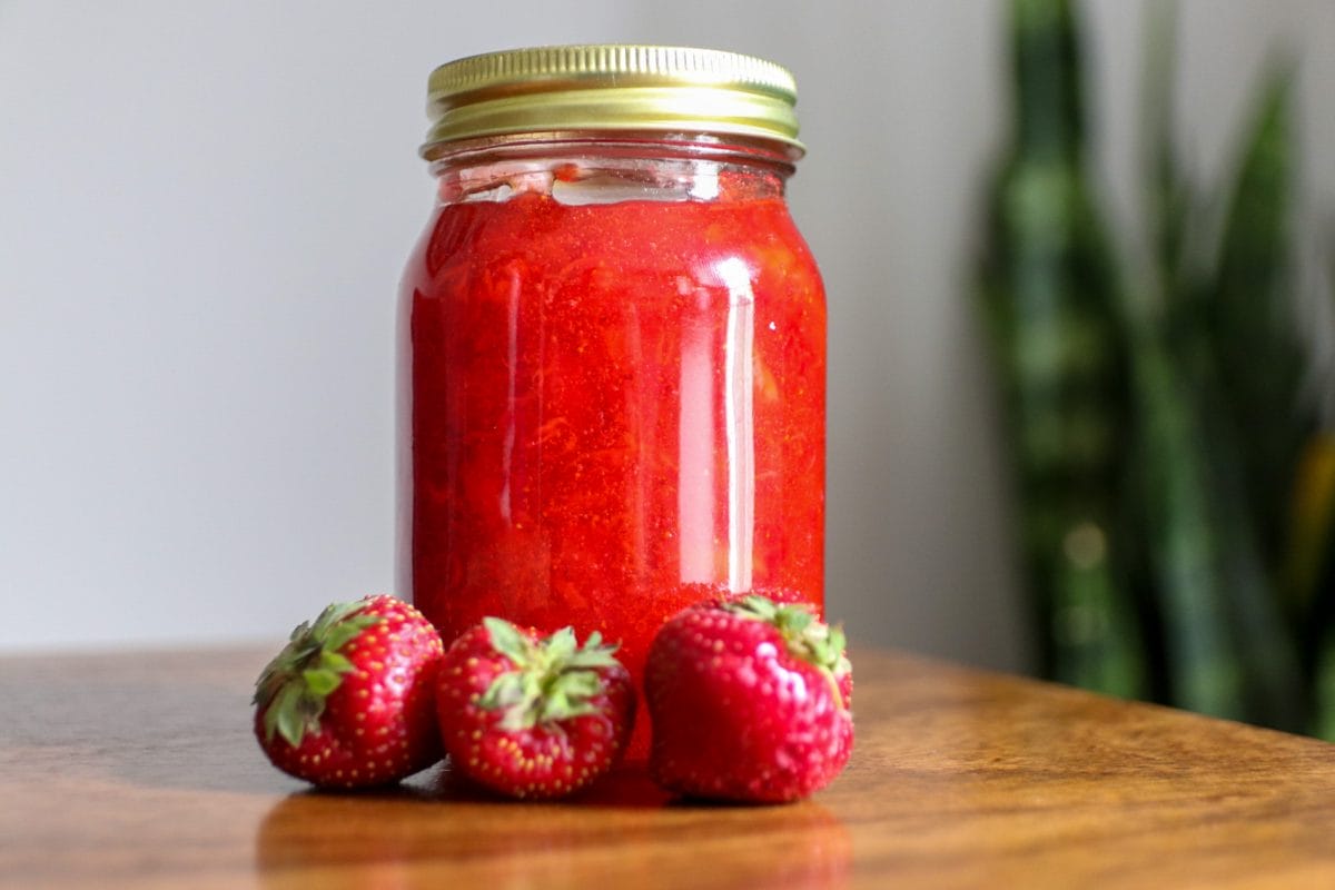 Old Fashioned Sure-Jell Strawberry Freezer Jam Recipe - Our Journey To Home
