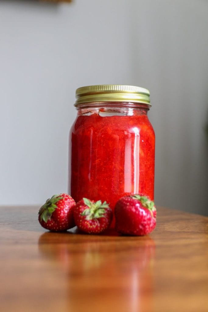 The EASIEST Strawberry Freezer Jam Recipe (Video)