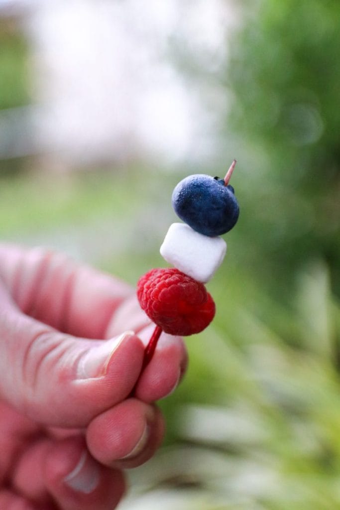 How To Make Patriotic Fruit Skewers