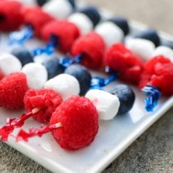 How To Make Patriotic Fruit Skewers