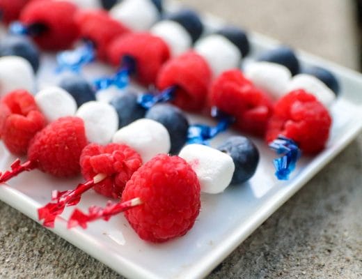 How To Make Patriotic Fruit Skewers