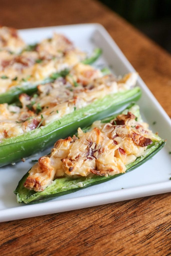 Low Calorie Stuffed Jalapenos