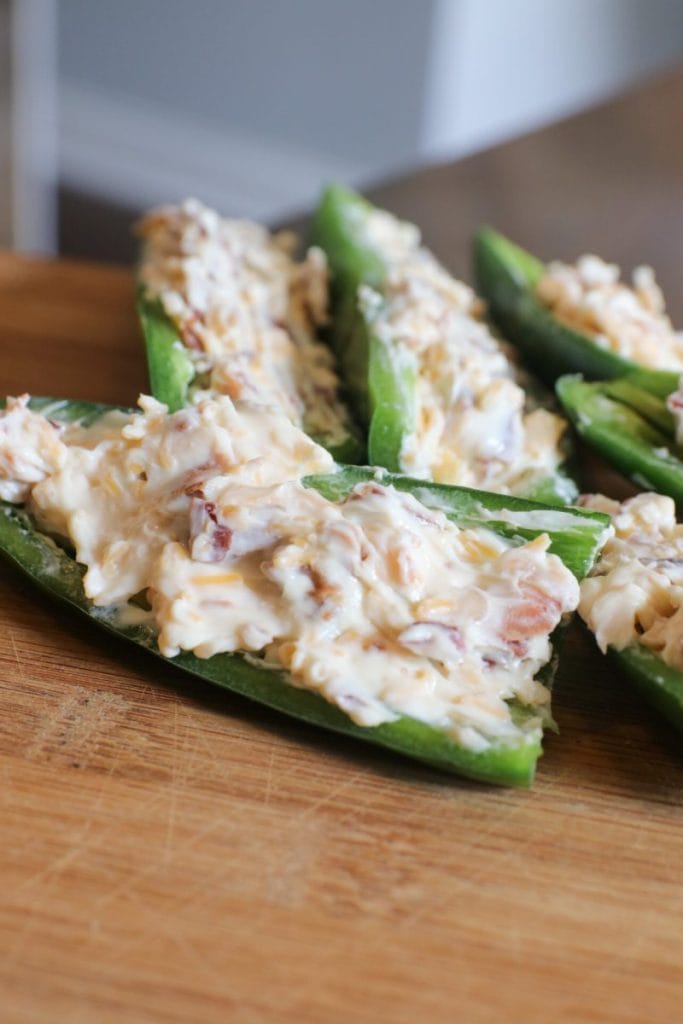 Low Calorie Stuffed Jalapeno Peppers