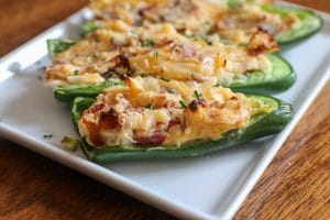 Low Calorie Stuffed Jalapeno Peppers - JCP Eats