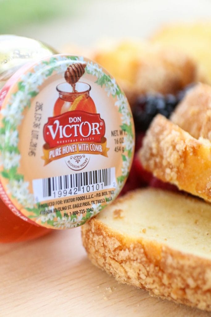Southern Honey Pound Cake With Don Victor Honey
