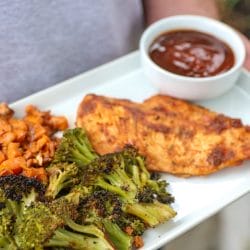 BBQ Chicken Sheet Pan Meal