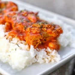 Spicy Chicken Curry with Minute Rice