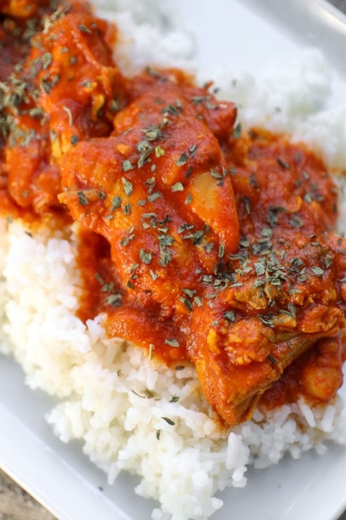 Spicy Chicken Curry with Minute Rice