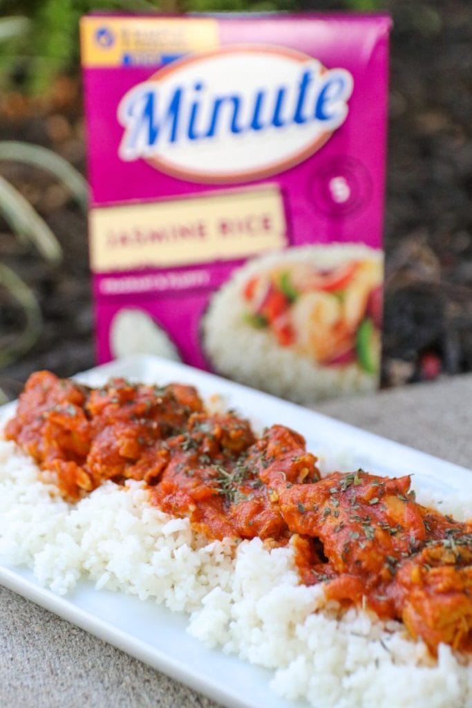 Spicy Chicken Curry with Minute Rice