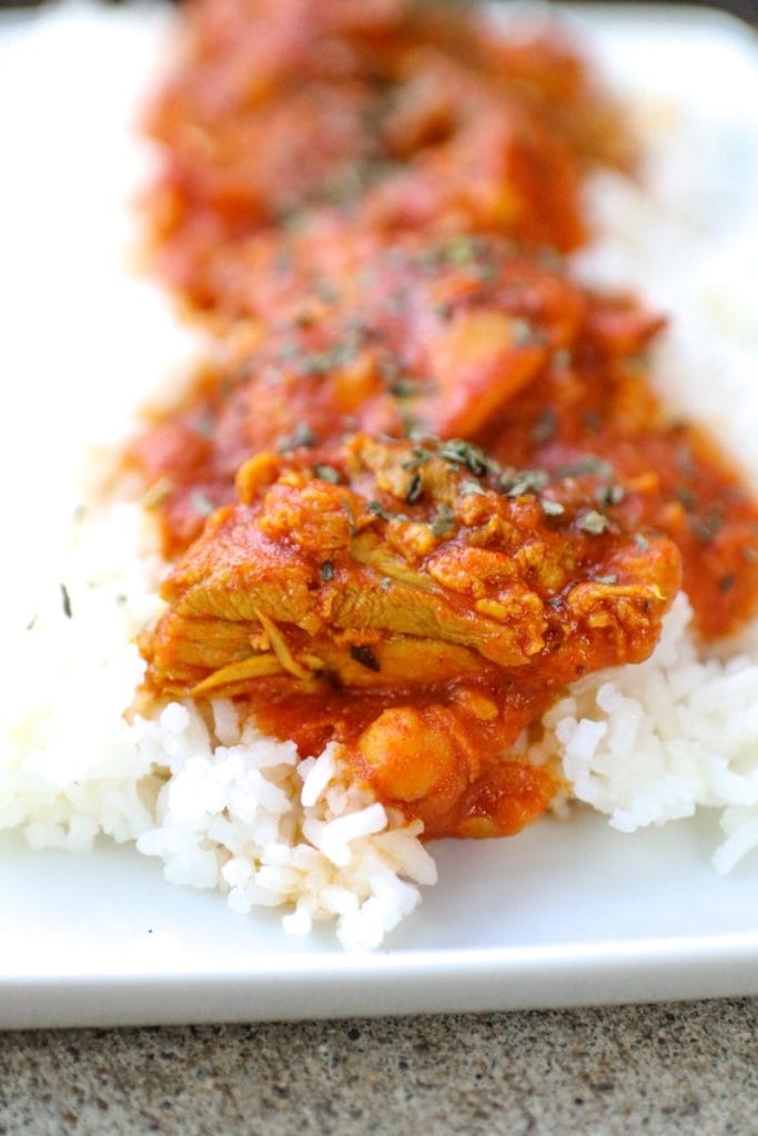 Spicy Chicken Curry with Minute Rice