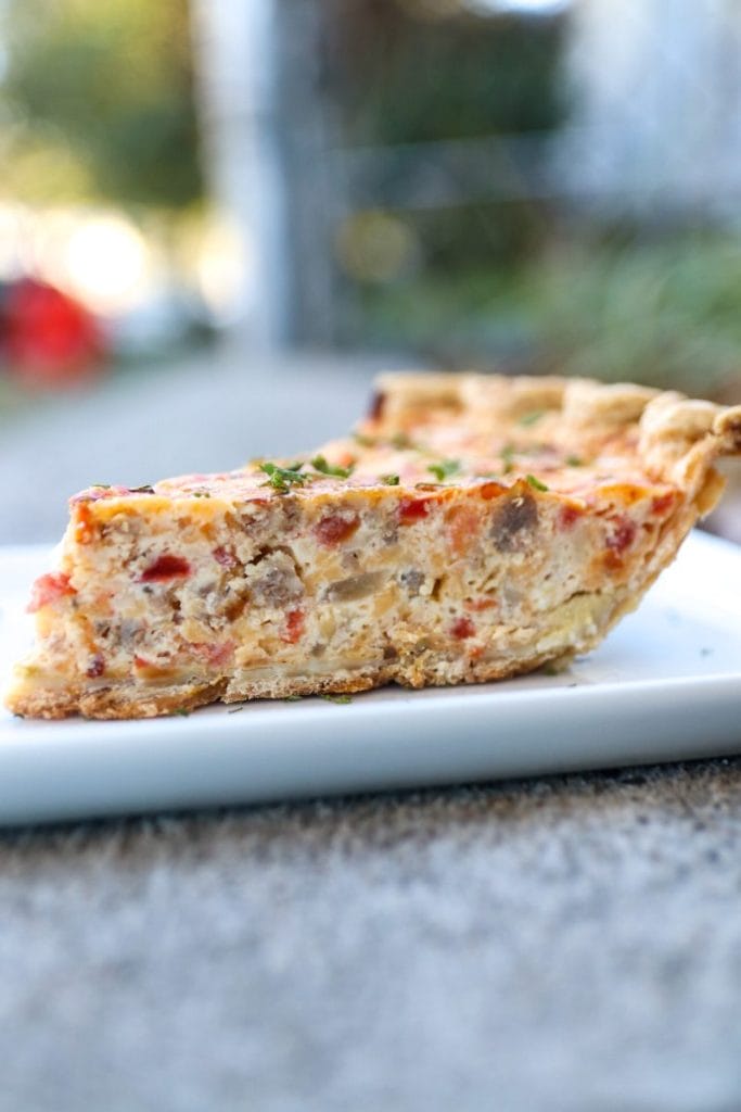 Cheesy Sausage Quiche Brunch Recipe