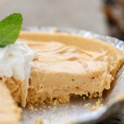 No Bake Peanut Butter Pie Recipe