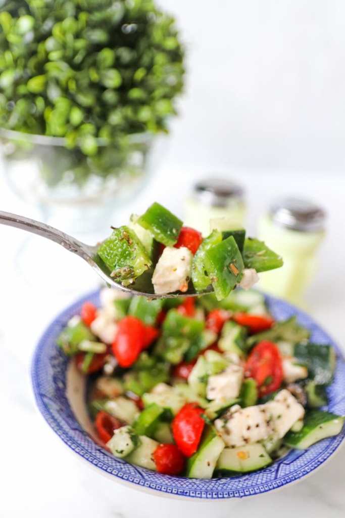 Healthy Cucumber Greek Salad