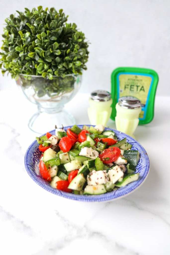 Healthy Cucumber Greek Salad