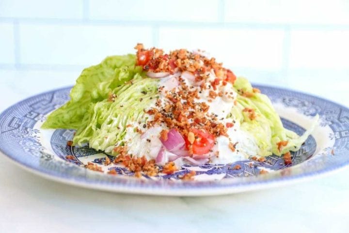 Blue Cheese Wedge Salad - Restaurant Quality!