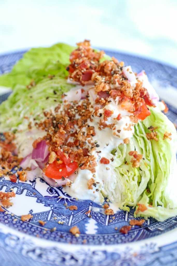 Blue Cheese Wedge Salad - Restaurant Quality!