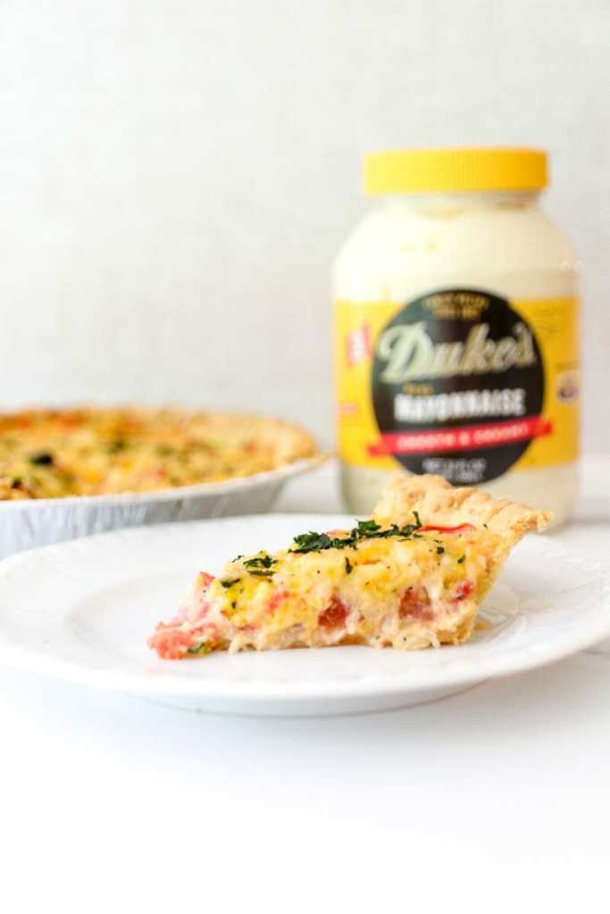 Southern Tomato Pie with Duke's Mayonnaise