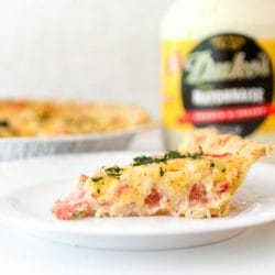 Southern Tomato Pie with Duke's Mayonnaise