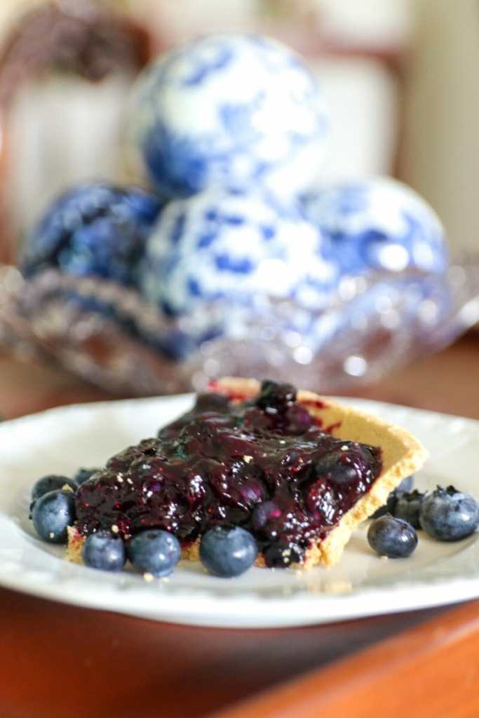No Bake Blueberry Pie