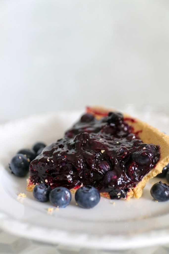No Bake Blueberry Pie