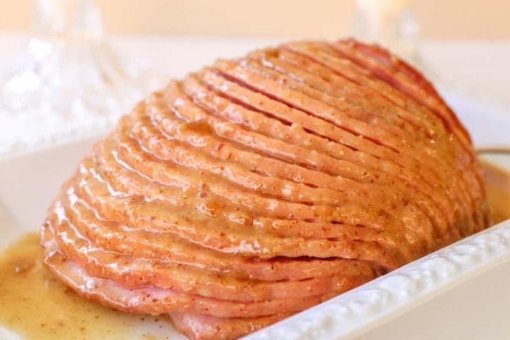 Maple Mustard Glazed Spiral Ham