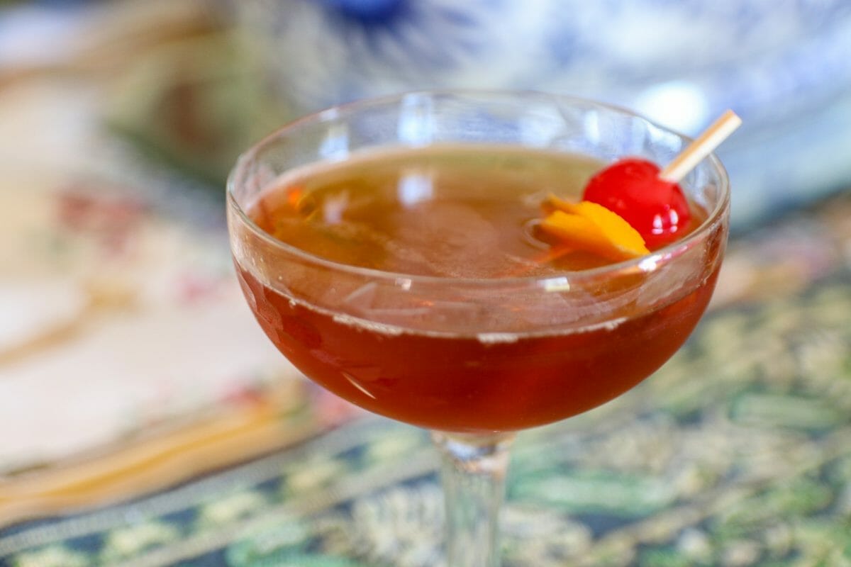 Pecan Manhattan Cocktail
