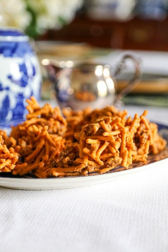 Butterscotch Haystack Candy with Chow Mein Noodles