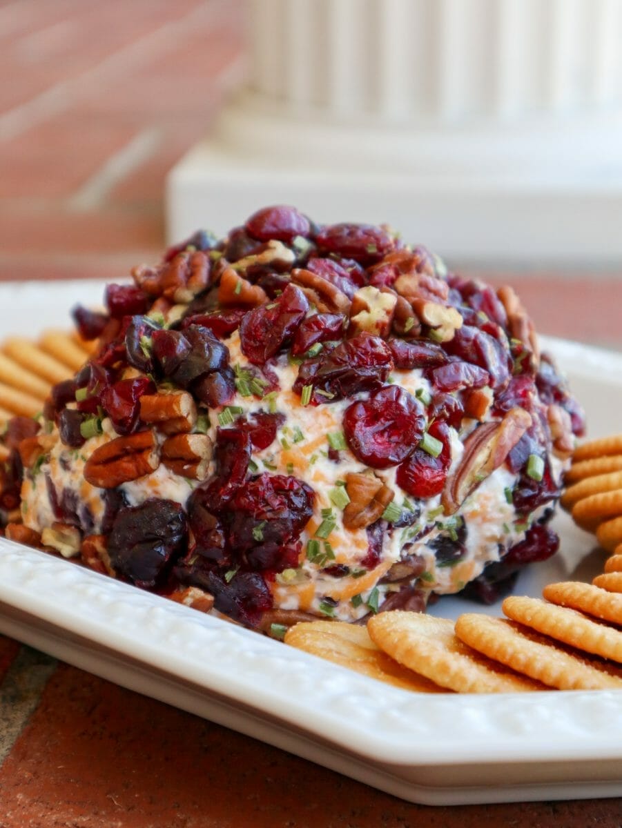Cranberry Pecan Cheese Ball JCP Eats