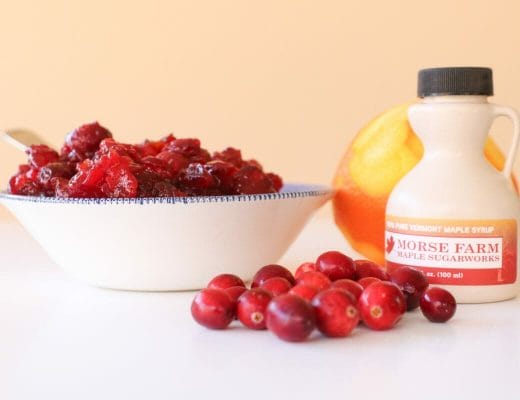 Honey Maple Cranberry Sauce