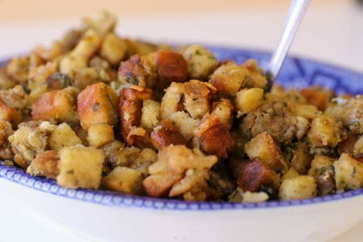 Oyster Sausage Stuffing - JCP Eats