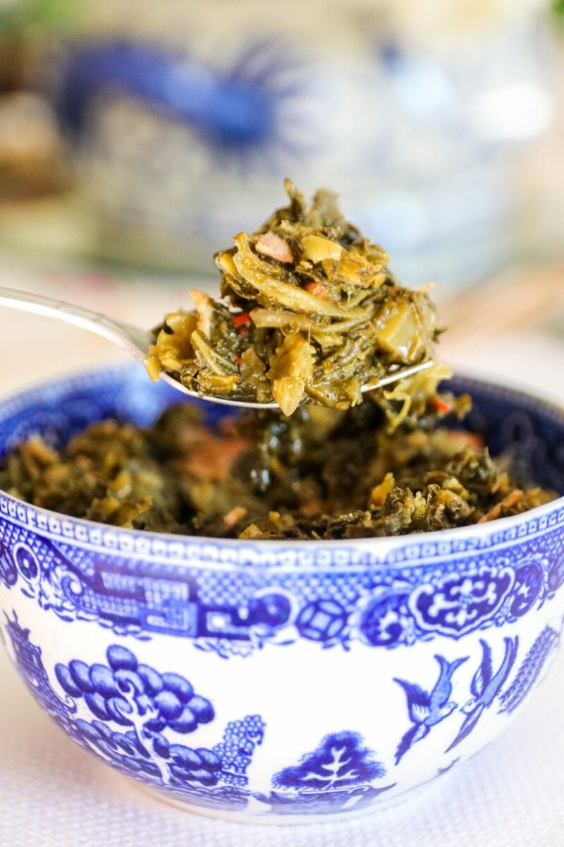 Perfectly Cooked Canned Collard Greens JCP Eats