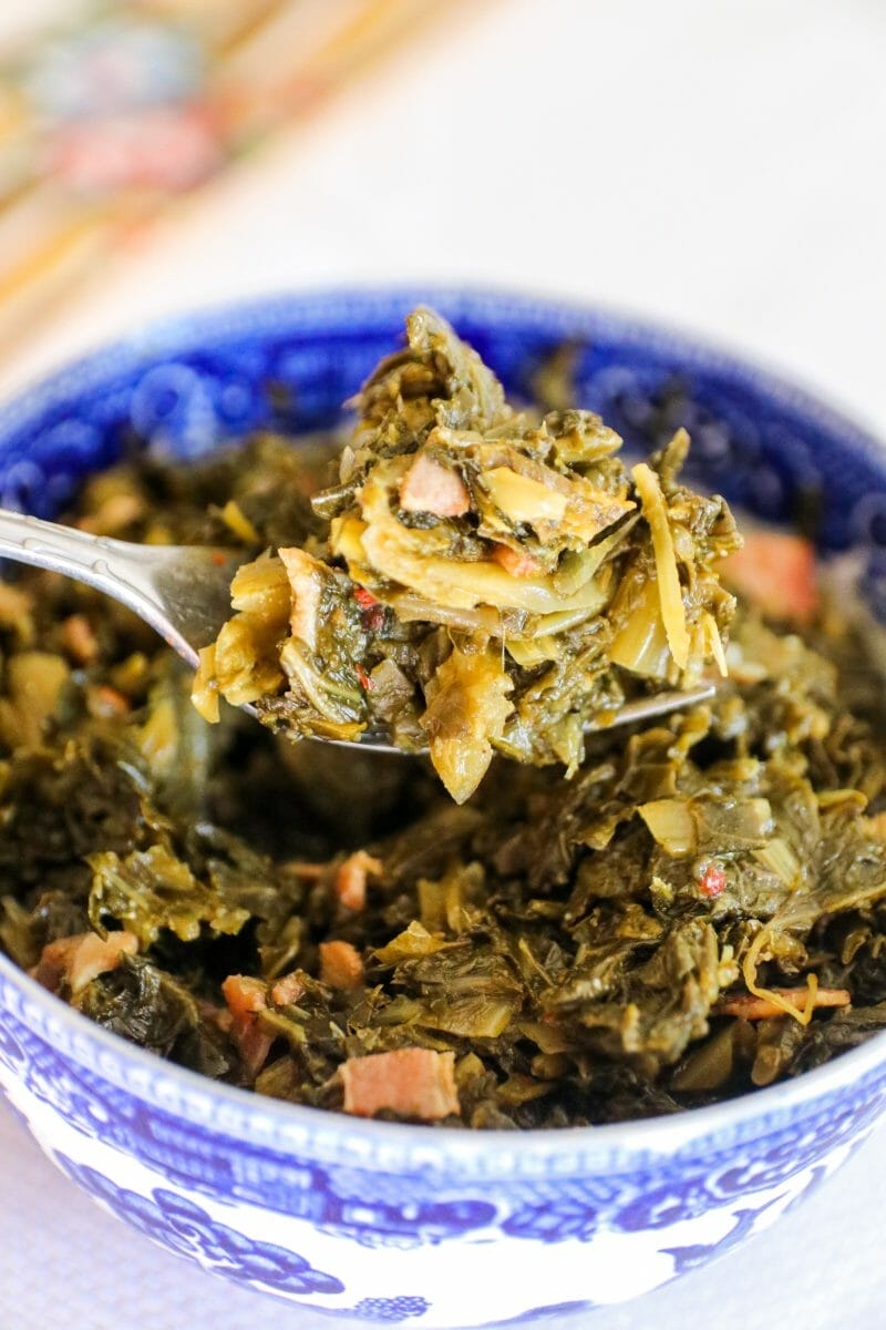 Perfectly Cooked Canned Collard Greens - JCP Eats